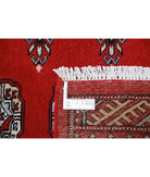 Bokhara 5'9'' X 8'3'' Hand-Knotted Wool Rug 5'9'' x 8'3'' (173 X 248) / Red / Black