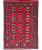 Bokhara 5'9'' X 8'3'' Hand-Knotted Wool Rug 5'9'' x 8'3'' (173 X 248) / Red / Black