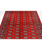 Bokhara 6'1'' X 8'9'' Hand-Knotted Wool Rug 6'1'' x 8'9'' (183 X 263) / Red / Black