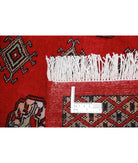 Bokhara 6'1'' X 8'9'' Hand-Knotted Wool Rug 6'1'' x 8'9'' (183 X 263) / Red / Black