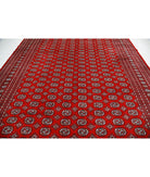 Bokhara 10'1'' X 14'3'' Hand-Knotted Wool Rug 10'1'' x 14'3'' (303 X 428) / Red / Black