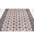 Bokhara 7'9'' X 10'9'' Hand-Knotted Wool Rug 7'9'' x 10'9'' (233 X 323) / Ivory / Black