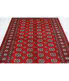 Bokhara 6'2'' X 9'2'' Hand-Knotted Wool Rug 6'2'' x 9'2'' (185 X 275) / Red / Black