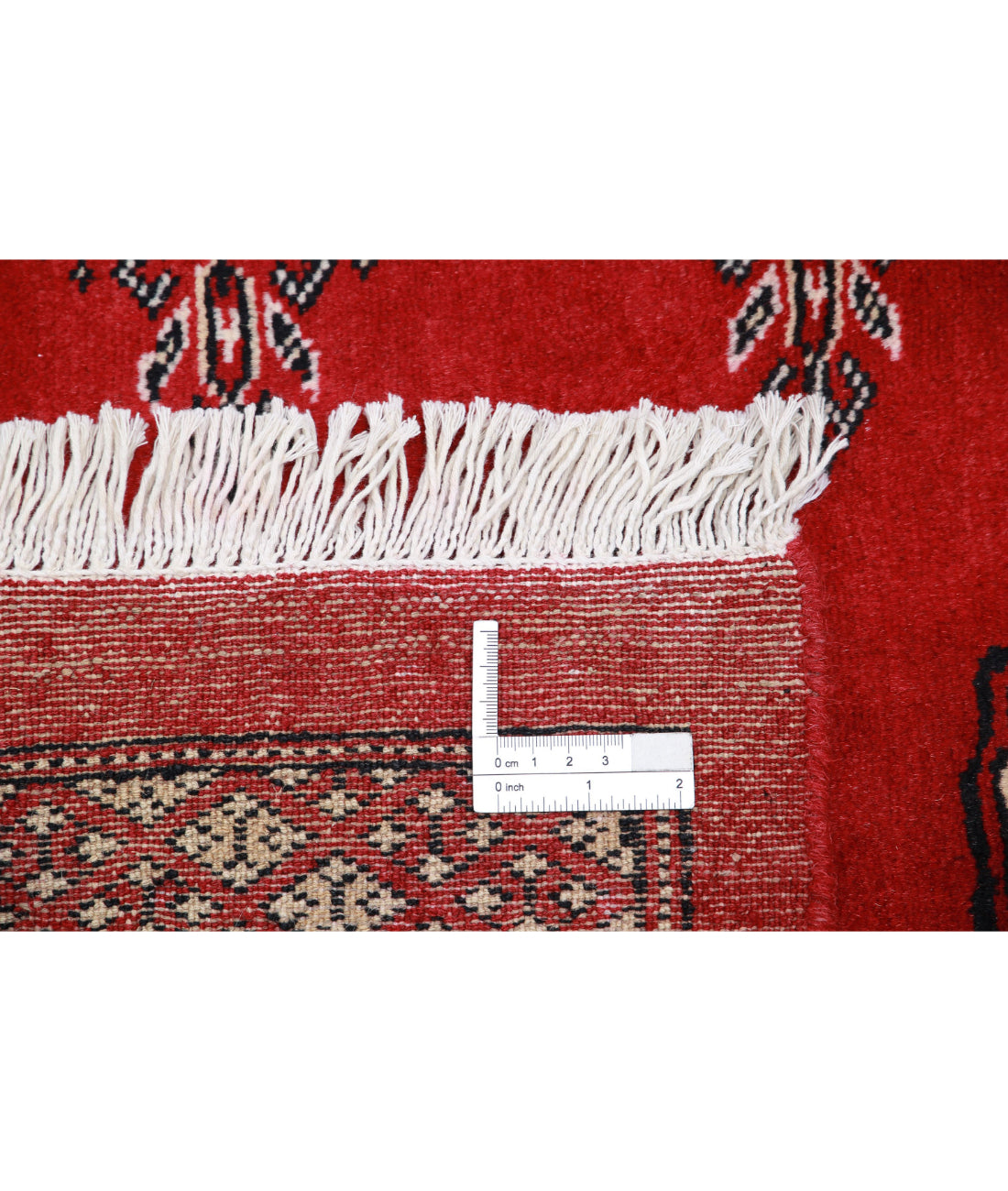 Bokhara 6'1'' X 8'11'' Hand-Knotted Wool Rug 6'1'' x 8'11'' (183 X 268) / Red / Ivory