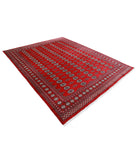 Bokhara 7'10'' X 9'11'' Hand-Knotted Wool Rug 7'10'' x 9'11'' (235 X 298) / Red / Beige