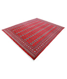 Bokhara 7'10'' X 9'11'' Hand-Knotted Wool Rug 7'10'' x 9'11'' (235 X 298) / Red / Beige