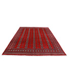 Bokhara 7'10'' X 9'11'' Hand-Knotted Wool Rug 7'10'' x 9'11'' (235 X 298) / Red / Beige