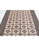 Bokhara 6'6'' X 10'0'' Hand-Knotted Wool Rug 6'6'' x 10'0'' (195 X 300) / Ivory / Black