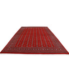 Bokhara 10'2'' X 13'9'' Hand-Knotted Wool Rug 10'2'' x 13'9'' (305 X 413) / Red / Black