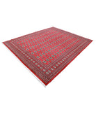 Bokhara 8'0'' X 9'11'' Hand-Knotted Wool Rug 8'0'' x 9'11'' (240 X 298) / Red / Beige