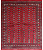 Bokhara 8'0'' X 10'0'' Hand-Knotted Wool Rug 8'0'' x 10'0'' (240 X 300) / Red / Black