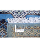 Bokhara 6'7'' X 6'5'' Hand-Knotted Wool Rug 6'7'' x 6'5'' (198 X 193) / Blue / Ivory