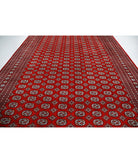 Bokhara 10'2'' X 13'11'' Hand-Knotted Wool Rug 10'2'' x 13'11'' (305 X 418) / Red / Black