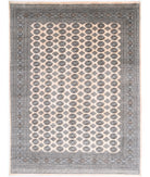 Bokhara 9'0'' X 11'11'' Hand-Knotted Wool Rug 9'0'' x 11'11'' (270 X 358) / Ivory / Black