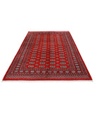 Bokhara 5'10'' X 8'6'' Hand-Knotted Wool Rug 5'10'' x 8'6'' (175 X 255) / Red / Black