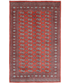 Bokhara 5'1'' X 8'2'' Hand-Knotted Wool Rug 5'1'' x 8'2'' (153 X 245) / Red / Black