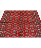 Bokhara 6'4'' X 8'3'' Hand-Knotted Wool Rug 6'4'' x 8'3'' (190 X 248) / Red / Black