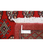 Bokhara 6'4'' X 8'3'' Hand-Knotted Wool Rug 6'4'' x 8'3'' (190 X 248) / Red / Black