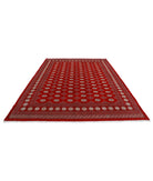 Bokhara 8'2'' X 10'7'' Hand-Knotted Wool Rug 8'2'' x 10'7'' (245 X 318) / Red / Ivory