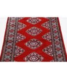 Bokhara 2'6'' X 4'2'' Hand-Knotted Wool Rug 2'6'' x 4'2'' (75 X 125) / Red / Blue