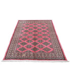 Bokhara 4'7'' X 6'5'' Hand-Knotted Wool Rug 4'7'' x 6'5'' (138 X 193) / Pink / Gold