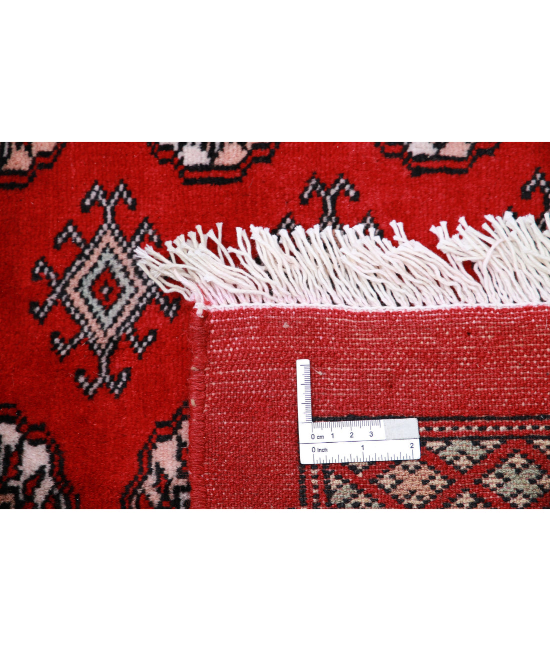 Bokhara 10'2'' X 13'5'' Hand-Knotted Wool Rug 10'2'' x 13'5'' (305 X 403) / Red / Black