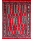 Bokhara 10'2'' X 13'5'' Hand-Knotted Wool Rug 10'2'' x 13'5'' (305 X 403) / Red / Black