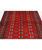 Bokhara 6'1'' X 8'7'' Hand-Knotted Wool Rug 6'1'' x 8'7'' (183 X 258) / Red / Black