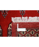 Bokhara 6'1'' X 8'7'' Hand-Knotted Wool Rug 6'1'' x 8'7'' (183 X 258) / Red / Black