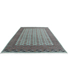 Bokhara 9'2'' X 12'0'' Hand-Knotted Wool Rug 9'2'' x 12'0'' (275 X 360) / Green / Black