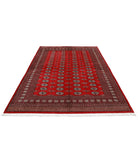 Bokhara 6'1'' X 8'7'' Hand-Knotted Wool Rug 6'1'' x 8'7'' (183 X 258) / Red / Black