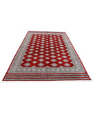 Bokhara 6'5'' X 9'9'' Hand-Knotted Wool Rug 6'5'' x 9'9'' (193 X 293) / Red / Taupe