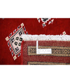 Bokhara 6'5'' X 9'9'' Hand-Knotted Wool Rug 6'5'' x 9'9'' (193 X 293) / Red / Taupe