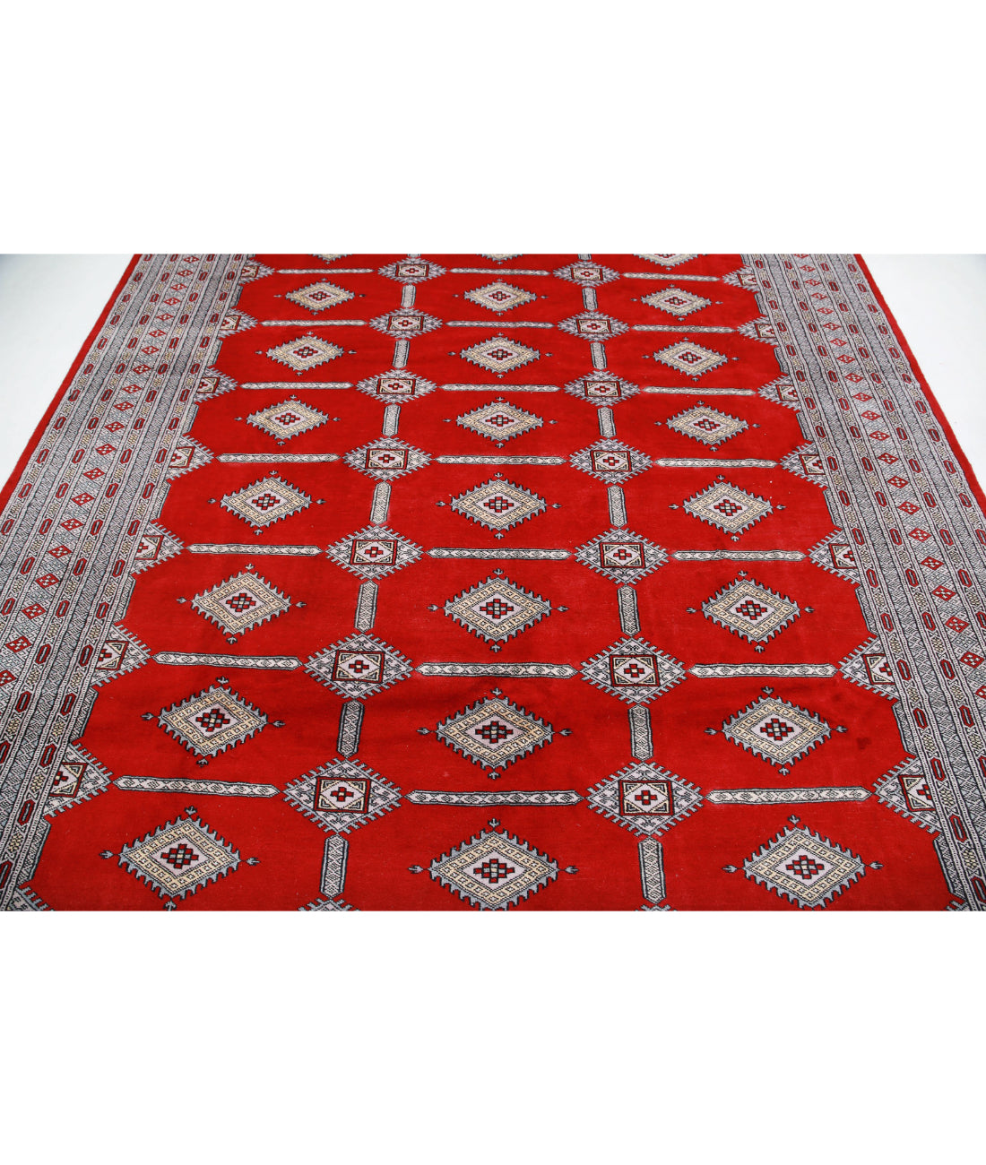 Bokhara 8'4'' X 10'8'' Hand-Knotted Wool Rug 8'4'' x 10'8'' (250 X 320) / Red / Taupe