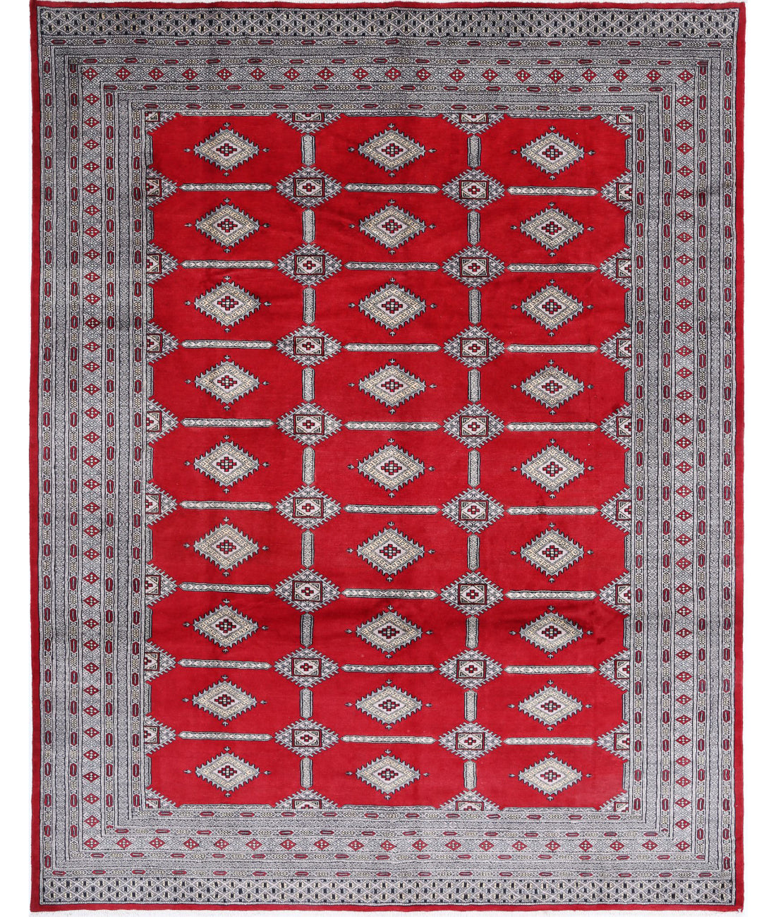 Bokhara 8'4'' X 10'8'' Hand-Knotted Wool Rug 8'4'' x 10'8'' (250 X 320) / Red / Taupe