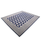 Bokhara 8'0'' X 9'9'' Hand-Knotted Wool Rug 8'0'' x 9'9'' (240 X 293) / Blue / Taupe