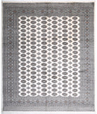 Bokhara 8'4'' X 9'9'' Hand-Knotted Wool Rug 8'4'' x 9'9'' (250 X 293) / Ivory / Taupe