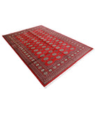 Bokhara 6'2'' X 8'9'' Hand-Knotted Wool Rug 6'2'' x 8'9'' (185 X 263) / Red / Black