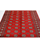 Bokhara 6'2'' X 8'9'' Hand-Knotted Wool Rug 6'2'' x 8'9'' (185 X 263) / Red / Black