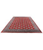 Bokhara 8'11'' X 11'7'' Hand-Knotted Wool Rug 8'11'' x 11'7'' (268 X 348) / Red / Blue