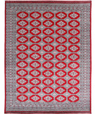 Bokhara 8'11'' X 11'7'' Hand-Knotted Wool Rug 8'11'' x 11'7'' (268 X 348) / Red / Blue