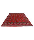 Bokhara 8'2'' X 10'0'' Hand-Knotted Wool Rug 8'2'' x 10'0'' (245 X 300) / Red / Black