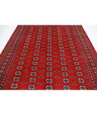 Bokhara 8'2'' X 10'0'' Hand-Knotted Wool Rug 8'2'' x 10'0'' (245 X 300) / Red / Black