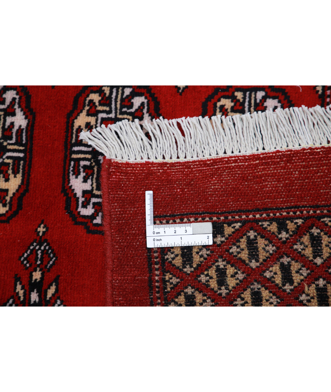 Bokhara 8'2'' X 10'0'' Hand-Knotted Wool Rug 8'2'' x 10'0'' (245 X 300) / Red / Black