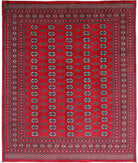 Bokhara 8'2'' X 10'0'' Hand-Knotted Wool Rug 8'2'' x 10'0'' (245 X 300) / Red / Black