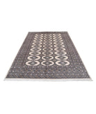 Bokhara 6'1'' X 8'11'' Hand-Knotted Wool Rug 6'1'' x 8'11'' (183 X 268) / Ivory / Black