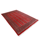 Bokhara 6'0'' X 8'10'' Hand-Knotted Wool Rug 6'0'' x 8'10'' (180 X 265) / Red / Black