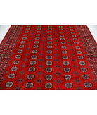 Bokhara 9'0'' X 11'7'' Hand-Knotted Wool Rug 9'0'' x 11'7'' (270 X 348) / Red / Black