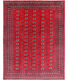 Bokhara 9'0'' X 11'7'' Hand-Knotted Wool Rug 9'0'' x 11'7'' (270 X 348) / Red / Black