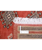 Bokhara 6'6'' X 10'0'' Hand-Knotted Wool Rug 6'6'' x 10'0'' (195 X 300) / Rust / Taupe